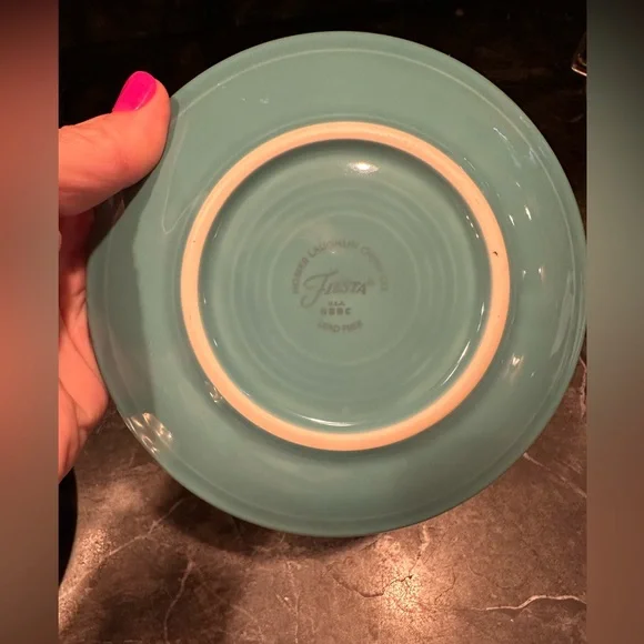 Fiesta (firstaware) teacups and saucers - Picture 6 of 8